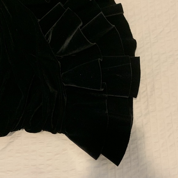 NWT Zara asymmetrical velour skirt - Picture 5 of 7